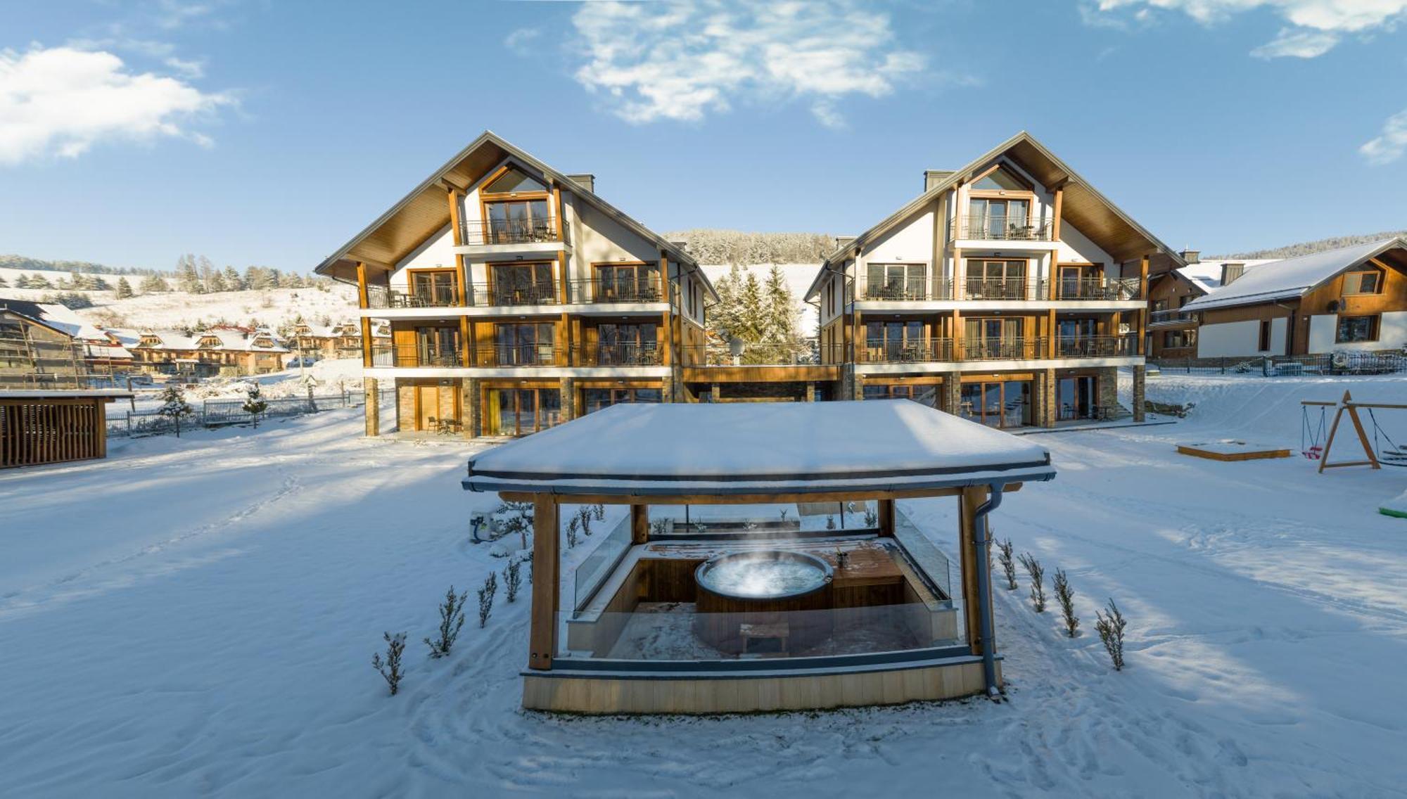 Apartamenty Mariza Szczawnica Jaworki - Basen, Jacuzzi, Sauna, Opcja Sniadan Bufetowcyh, Piekne I Nowe Apartamenty 1Km Od Wawozu Hom Bagian luar foto